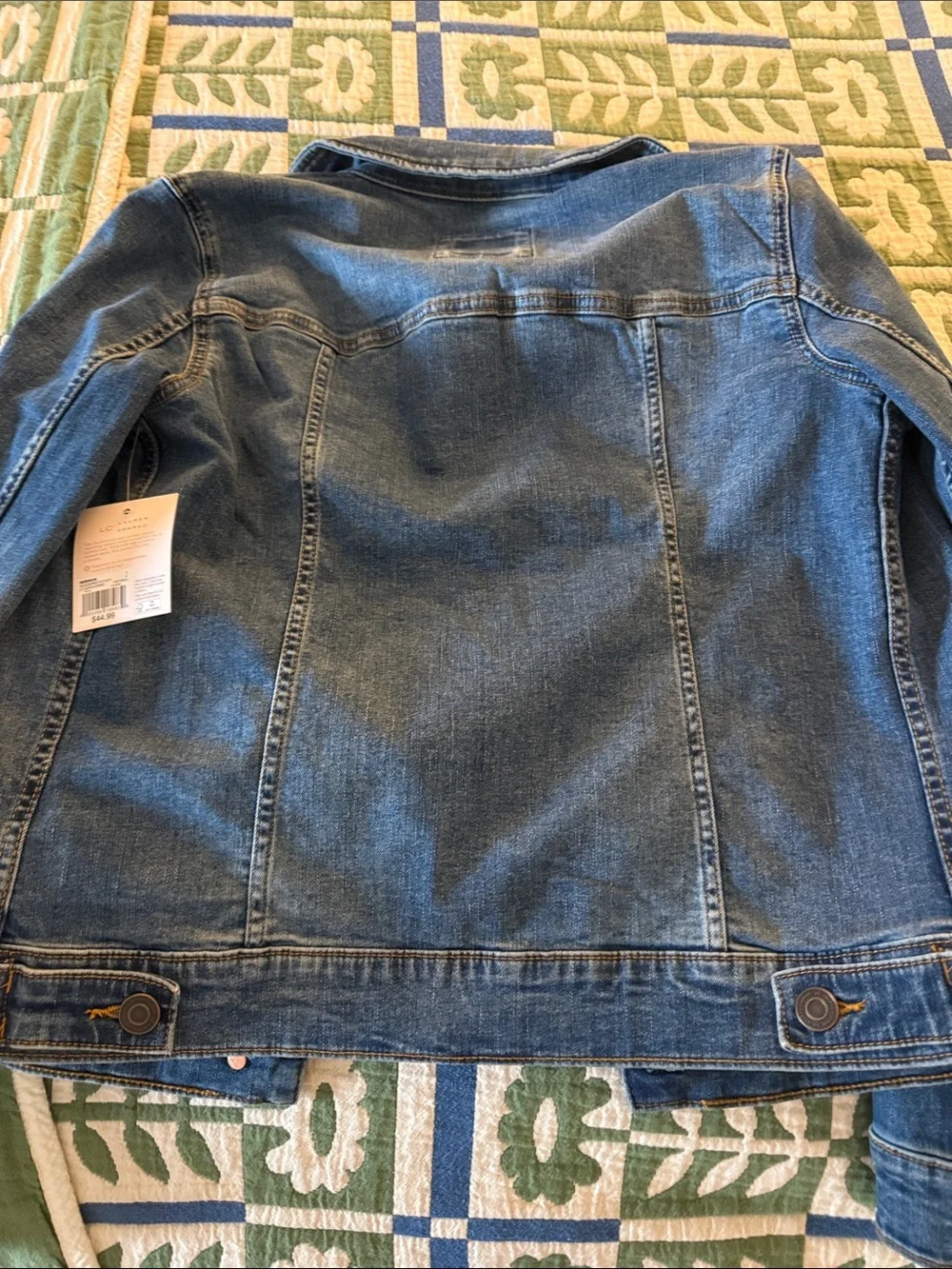 LC Lauren Conrad Medium Blue Denim Jean Jacket - Picture 8 of 15